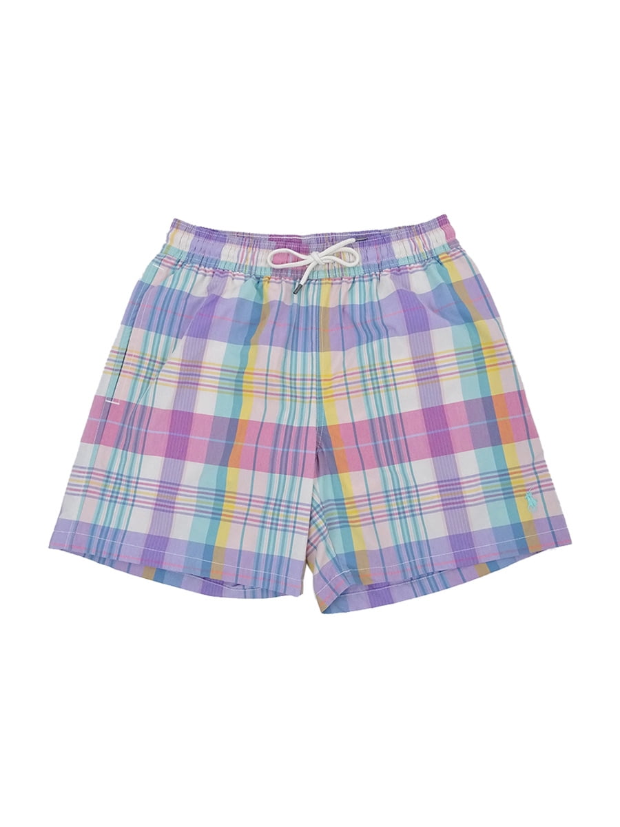 pink ralph lauren swim shorts