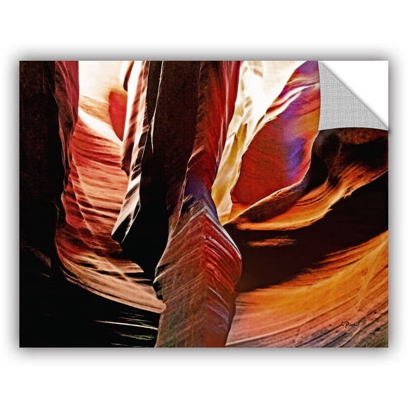 ArtAppealz Linda Parker "Slot Canyon Light From Above 4" Removable Wall Art