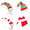 E, variant on OIOLOYJM 2 Pieces Christmas Elf Hats for Adults Cute Long Striped Santa Candy Hat Xmas Casual Fashion Holiday Party Costume Accessories C