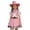 c-Red, variant on Cowgirl Outfit for Girls Kids Western Cowboy Clothing Set Fashion Dress Scarf Hat Toddler Party Dress up Clothes Pink L(6-7 Years)