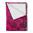 thumbnail image 2 of Magenta Soft Flannel Fleece Throw Blanket, Victorian Classical Bound Ornamental Mosaic Patterns in Nostalgic Design, Cozy Plush for Indoor and Outdoor Use, 70" x 90", Magenta, by Ambesonne, 2 of 5