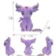 thumbnail image 2 of Peluche de Pokémon de 18 cm Espeon y Umbreon: peluche de Eevee Evolution, un gran regalo para niños, niñas y fanáticos de Pokémon, 2 of 6