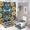 style-733, variant on 4 Piece Shower Curtain Sets Chocolate Chip Cookie Rug Toilet Lid Cover And Non-Slip U Shape Mat Christmas Cookies Shower Curtain with 12 Hooks for Bathroom Decor Set 72inch X 72inch