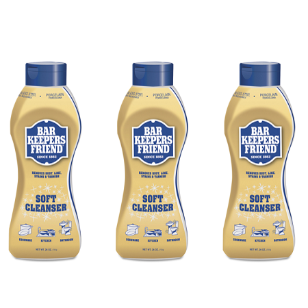 (3 pack) BAR KEEPERS FRIEND LIQUID CLEANSER 26oz