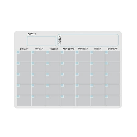 

RnemiTe-amo Deals！Calendar Planner，Monthly Planner Erase Magnetic Refrigerator Calendar Message Sticker Notes