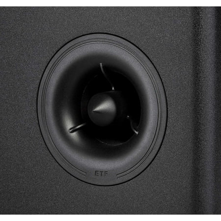 Polk Audio - Polk Reserve Series R400 Large Center Channel Loudspeaker, New 1" Pinnacle Ring Tweeter & Dual 6.5" Turbine Cone Woofers - Black