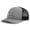 Heather Grey Black, variant on Richardson Trucker Hat Canadian Goose Embroidery Design Polyester Mesh Baseball Cap Snaps Loden/Black Design Only