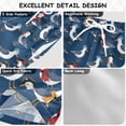 thumbnail image 2 of FORMRS Boys Swim Trunks Quick Dry Mesh Lining Beach Boardshorts, Sizes XS-XL, Blue Cartoon Birds Pattern, 2 of 7