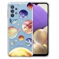 thumbnail image 1 of WIRESTER Transparent Soft Gel TPU Clear Case Slim Protective Cover for Samsung Galaxy A33 5G 6.4" 2022, Planet Stars, 1 of 1