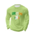 thumbnail image 4 of VBTAPA Chandails Thermiques Gaufrés pour Hommes Col Rond Manches Longues Col Rond Chandail T-Shirts Doux Texturés Hauts en Tricot Vert G, 4 of 6