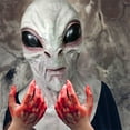thumbnail image 3 of SUNSIOM Couvre-Chef Alien Halloween Réaliste 3D Extraterrestre Accessoire de Cosplay pour Adultes, 3 of 6