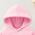 thumbnail image 6 of UAYOTSE Boys and Girls Hooded Sweatshirts Plus Fleece Childrens Clothing Cartoon Prints Long Sleeved Tops for Small and Medium Sized Children(2-3 Years,P107-Pink), 6 of 7