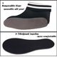 thumbnail image 4 of Botas de goma para hombre y mujer, botas de lluvia cortas antideslizantes, botas de lluvia, zapatos de jardín con forro, botas cortas impermeables, 4 of 4
