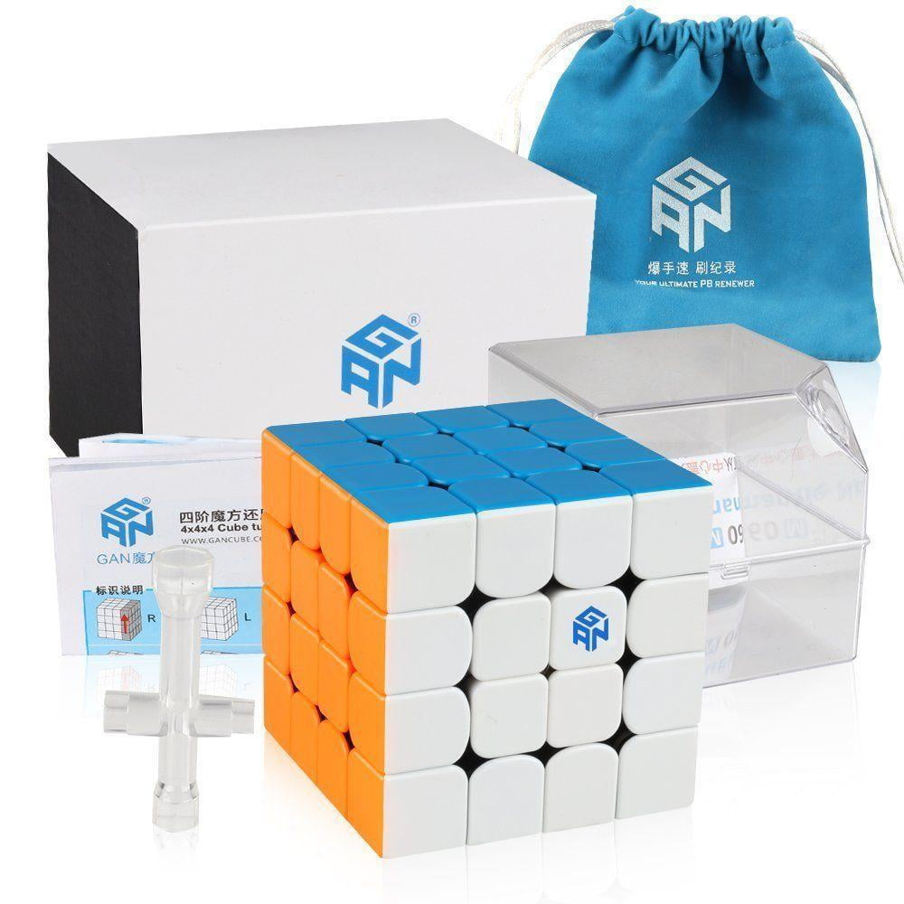 Gan 460M 4x4x4 Stickerless Ultra Smooth Speed Cube Magic Cube