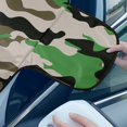 thumbnail image 4 of Jiueut Green Camo Print Windshield Cover for Ice and Snow, Saint Patrick's Day Decor UV Resistant Car Windshield Cover Protection Dustproof Winter Auto Accessories for Outdoor Camping Parking, 4 of 6