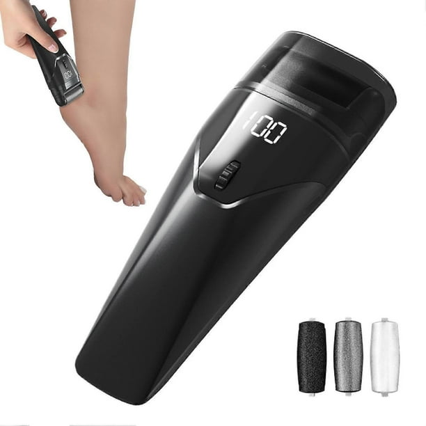 1-100 Speeds Electric Foot File Rechargeable Foot Rasp Professional Foot Pedicure Kit Electric Feet Callus Remover for Dead, Cracked Skin
