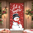 thumbnail image 6 of Festive Snowman Banner Christmas Decoration Winter Theme Holiday Party Let it Snow for Home Decoration Seasonal Celebration Winter Event, 6 of 6