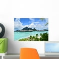 thumbnail image 1 of Overwater Bungalow Bora Bora Wall Mural by Wallmonkeys Peel and Stick Graphic (18 in W x 12 in H) WM265714, 1 of 4