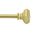 thumbnail image 3 of UTOPIA ALLEY Wall Mounted 5/8 Inch Curtain Rod - Curtain Rods For Windows 86 to 120 Inch, Adjustable Drapery Rods, Gold Curtain Rods, Bedroom Curtain Rods, Tapestry Poles (Gold, 86"-120"), 3 of 9