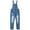 LightBlue-2181, variant on Girls Washed Distressed Denim Ripped Cotton Jean Overalls,Light Blue,5-6 Years