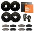 thumbnail image 1 of MAX Advanced Brakes - Brake Kit For 2021 Chevy Express 3500| Carbon Ceramic Brake Pad and Rotor Kit Front and Rear| Drilled Slotted Brake Rotors, 1 of 9