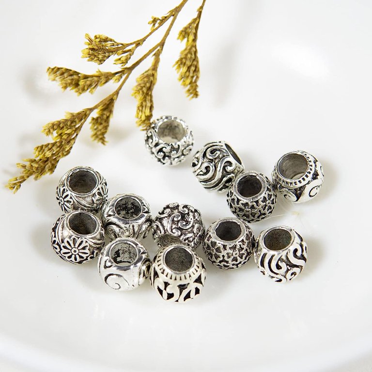 Tibetan Silver Spacer Beads (T1090) - 100 pieces