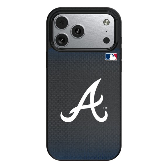 Atlanta Braves Linen Logo iPhone Magnetic Bump Case