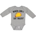 thumbnail image 3 of Inktastic When Can I Eat Tacos Baby Boys or Girls Long Sleeve Baby Bodysuit, 3 of 5