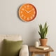 thumbnail image 4 of Reloj De Pared Análogo Steiner 29 Cm Dial con Relieve, Movimiento Silencioso, Anaranjado, 4 of 4