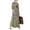Grey, variant on ZANZEA Women Casual Long Sleeve Floral Print Shirt Dress Button Down Maxi Blouse Dress