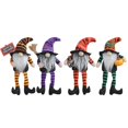 thumbnail image 2 of 4PCS Halloween Dangle Leg Gnomes Decorations Shelf Sitters Handmade Halloween Tomte Swedish Gnome Nisse Scandinavian Gnomes Plush Elf Dwarf Home Household Decor Ornaments, 2 of 9