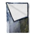 thumbnail image 2 of Waterfall Soft Flannel Fleece Throw Blanket, Waterfall and Grand Cliffs in Northern America Force of Nature Art Print, Cozy Plush for Indoor and Outdoor Use, 70" x 90", Green Blue White, by Ambesonne, 2 of 5