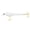 White, variant on Tsunami Zig Jig Pro Slim 1oz. Red Head/Chartreuse Foil