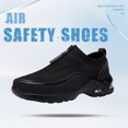 thumbnail image 6 of Larnmern Slips on Steel Toe Shoes for Women Air Cushion Safety Shoes Comfort Work Shoes(size 11), 6 of 9