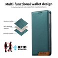 thumbnail image 3 of Funda Tipo Cartera de Cuero Sintético para Samsung Galaxy S24 Plus Bloqueo RFID, con Ranuras para Tarjetas y Bolsillo para Efectivo, Cierre Magnético Fuerte Verde, 3 of 6