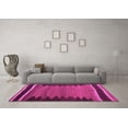 thumbnail image 3 of Ahgly Company Indoor Square Abstract Pink Contemporary Area Rugs, 5' Square, 3 of 4