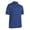 Kalvin Blue, variant on Monterey Club Men's Melange Jersey Performance Mock Shirt #1029 (Algiers Blue, Small)