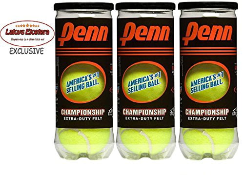 3 Count per Can Penn Championship Extra-Duty Felt Tennis Balls Can 
