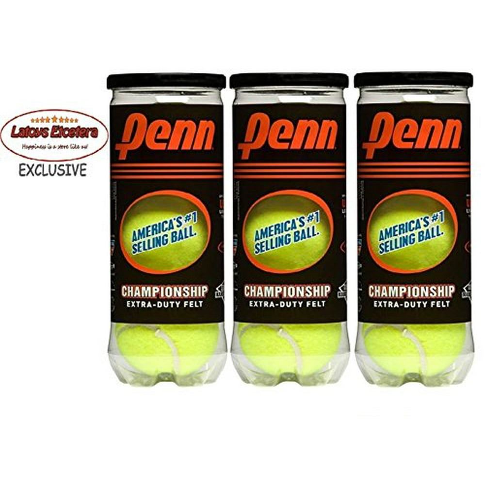 Penn Championship XD Tennis Balls 3 / Can Pack of 3 cans (total of 9 balls)