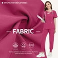 thumbnail image 3 of VIAOLI Women's Scrubs Set - Stretchy Medical Uniform with Pockets, for Nurses & Doctors, S-XXL, Multi-Color, 3 of 6