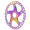 thumbnail image 2 of Pastillas de freno de disco de cinco clavos de 203 mm, disco de colores vibrantes, rendimiento de potencia de frenado inigualable para bicicletas de montaña, 2 of 8