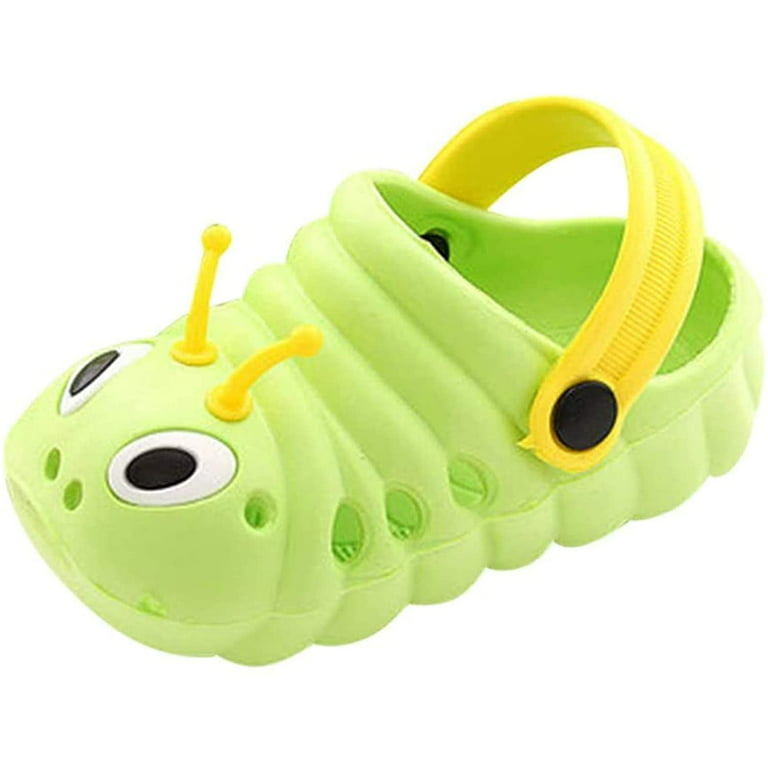 Patent Jakke terrorisme Baby Sandals, Boys Girls Sandals Clogs Cute Caterpillar Slip On Lightweight  Kid's Beach Slipper - Walmart.com