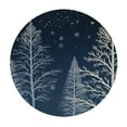 thumbnail image 2 of JEUXUS Stretch Fitted Table Covers for Tables - Waterproof Wipeable Colorfast Outdoor Table Cover Round Tablecloth for Party Picnic - Christmas Forest Elk Pine Trees Snowflakes Blue Table Cloth, 2 of 7