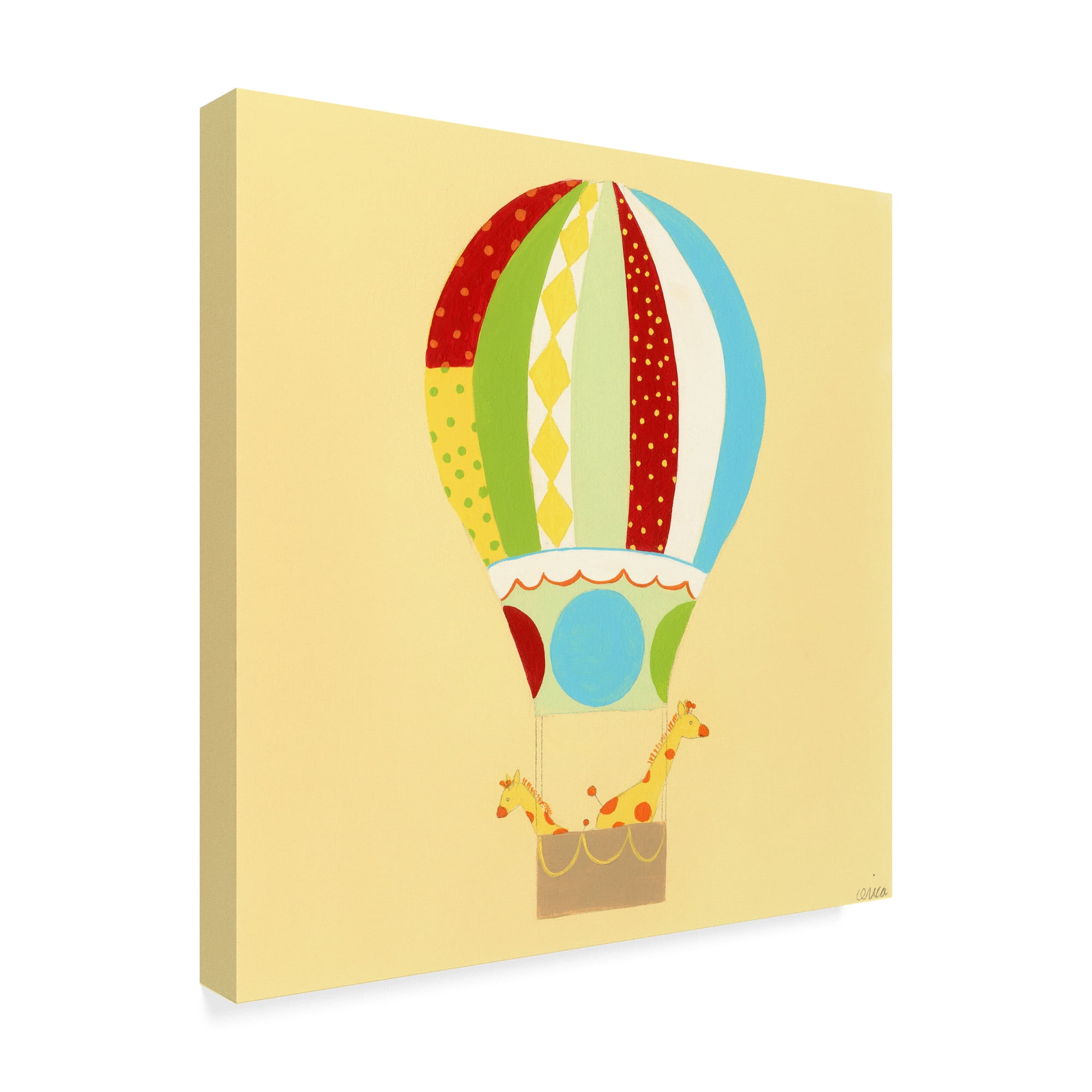 Trademark Fine Art 'Up Up and Away II' Canvas Art by June Erica Vess