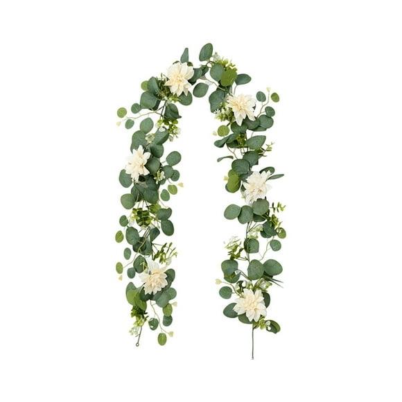 Savings Clearance for Home Decor!LongLiYi Faux Greenerys Eucalyptuss Leaf Vines Home Decor Spring Decoration