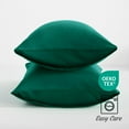 thumbnail image 4 of Ntbay Juego De 2 Fundas De Almohada Estándar, Paquete De 2 Fundas De Almohada De Microfibra Cepillada De 20 X 26 Pulgadas, Fundas De Almohada Suaves, Resistentes A Las Arrugas Y A Las Manchas, Color V, 4 of 5