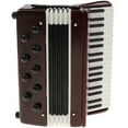 thumbnail image 1 of STRANDCHIC Tiny Accordion Decoration Red Wood Ornament for Collectors 1Pack, 1 of 8