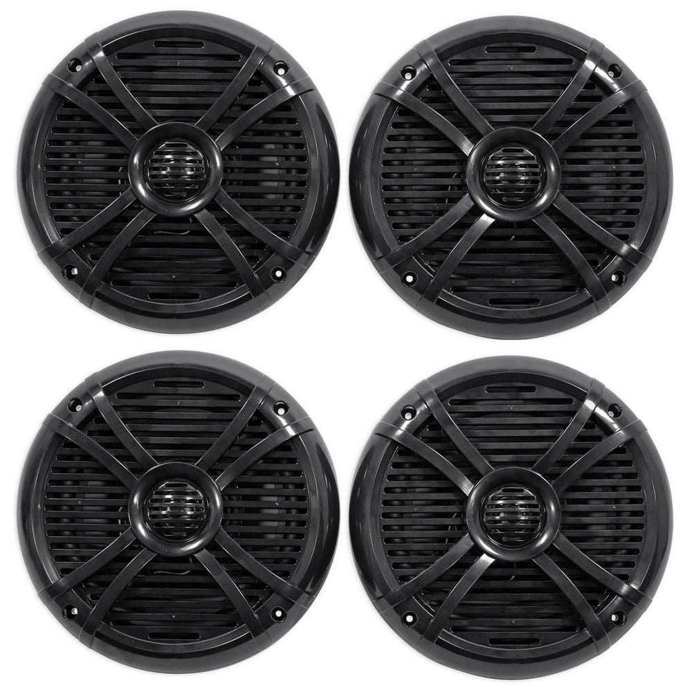 (4) Rockville RMSTS80B 8" 2000 Watt Waterproof Marine Boat Speakers 2