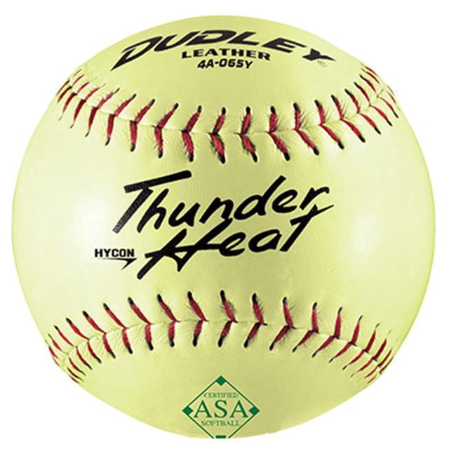 Spalding Sports 4A-065Y Softball Duffley à Lancer Lent, Jaune - 12 Po