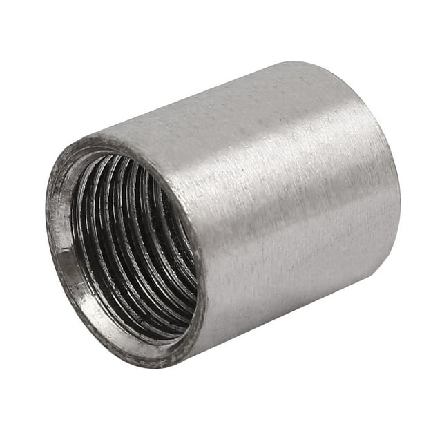 Adaptador de boquilla recta con soldadura de rosca hembra de acero inoxidable 1/2 BSP